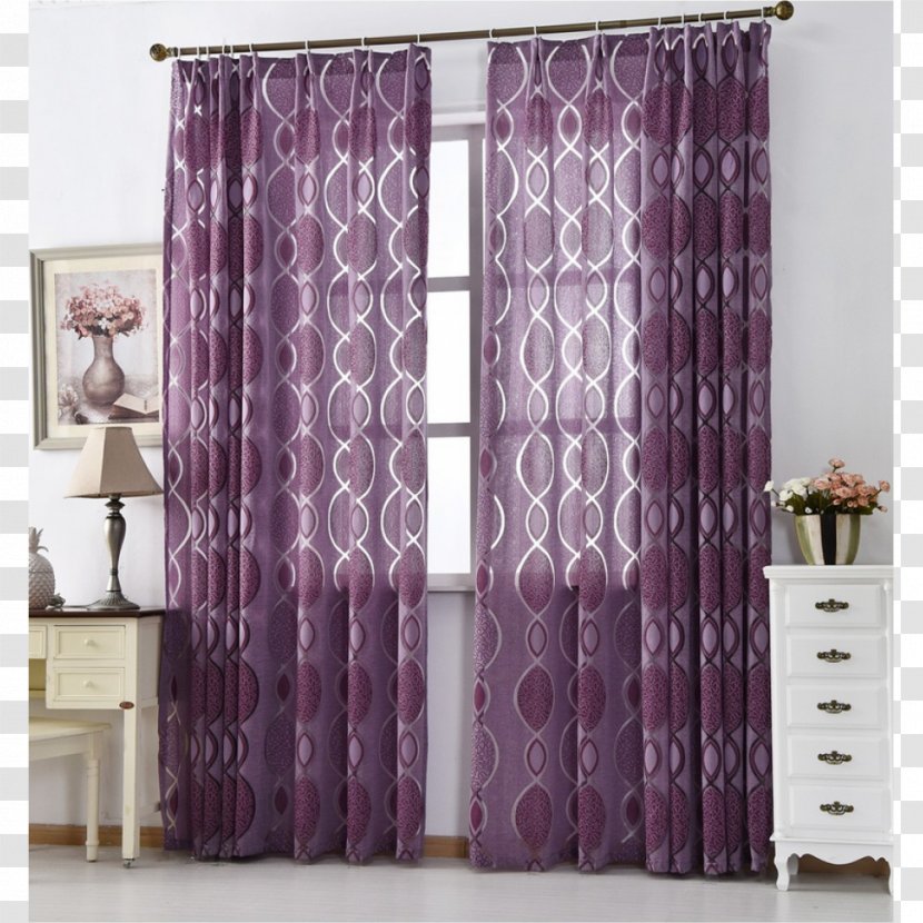 Curtain Window Treatment Covering Shade - Interior Design - Luxury Ornament Frame Transparent PNG