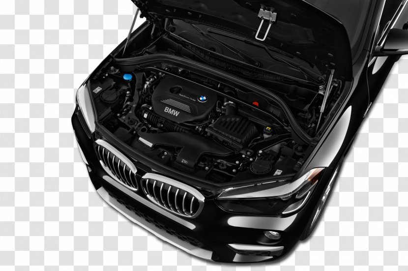 Car 2017 BMW X1 XDrive28i SUV Mini E - Grille - Engine Transparent PNG