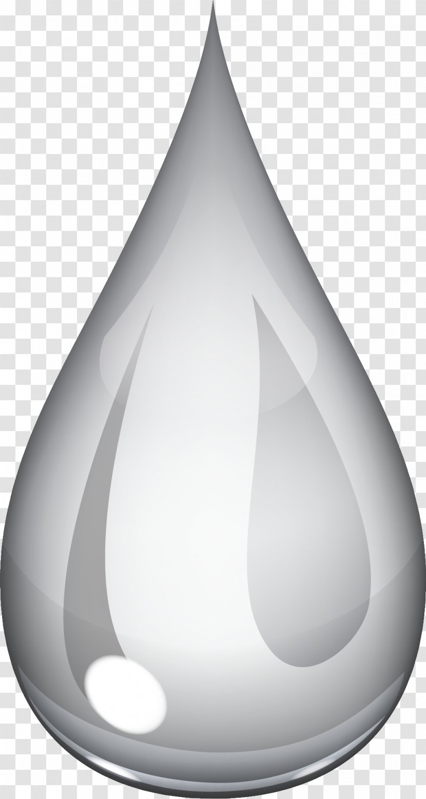 Water Drop Glass - Liquid - Black And White Transparent PNG