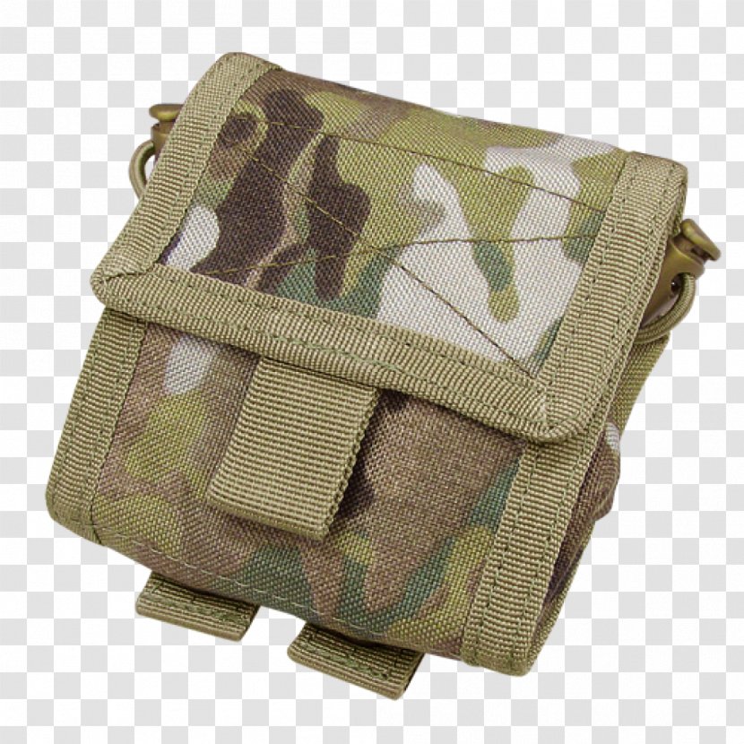 MOLLE MultiCam Coyote Brown Military Bag - M4 Carbine - Pouch Transparent PNG
