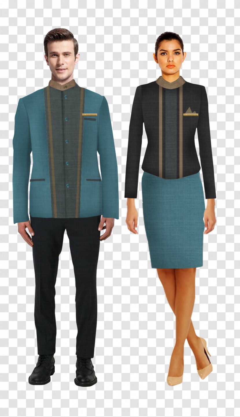 Uniform Front Office Housekeeping Blazer Receptionist - Tuxedo - Hotel Transparent PNG