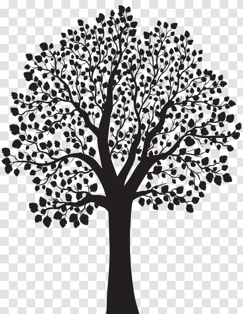 Tree Silhouette Illustration - Pattern - Clip Art Image Transparent PNG