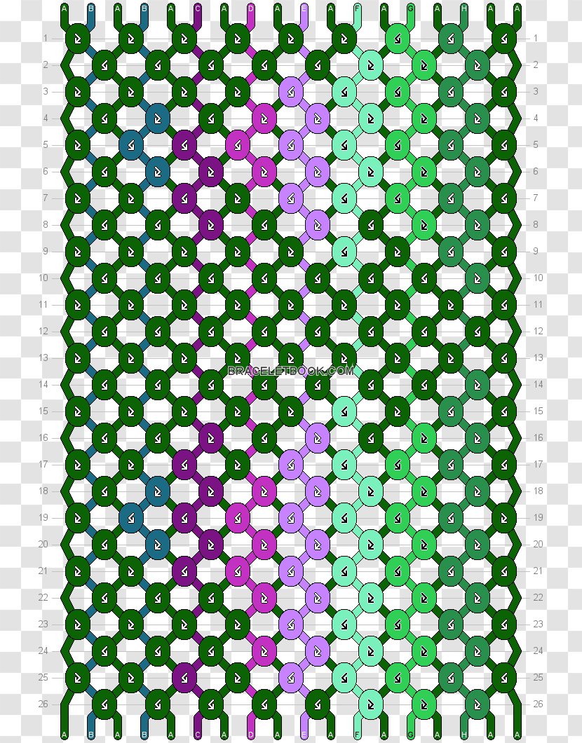 Friendship Bracelet String Polka Dot - Pattern Transparent PNG