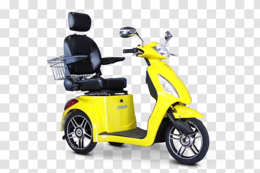 Mobility Scooters Electric Vehicle Wheel Motorcycles And - Yellow - Scooter Transparent PNG