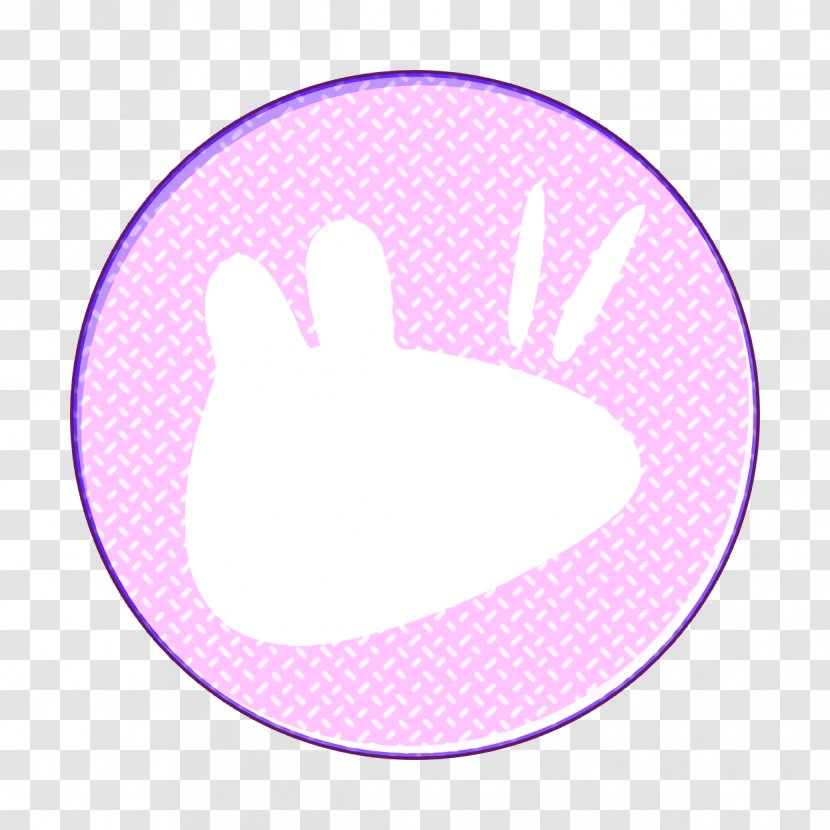 Xubuntu Icon - Pink - Paw Thumb Transparent PNG
