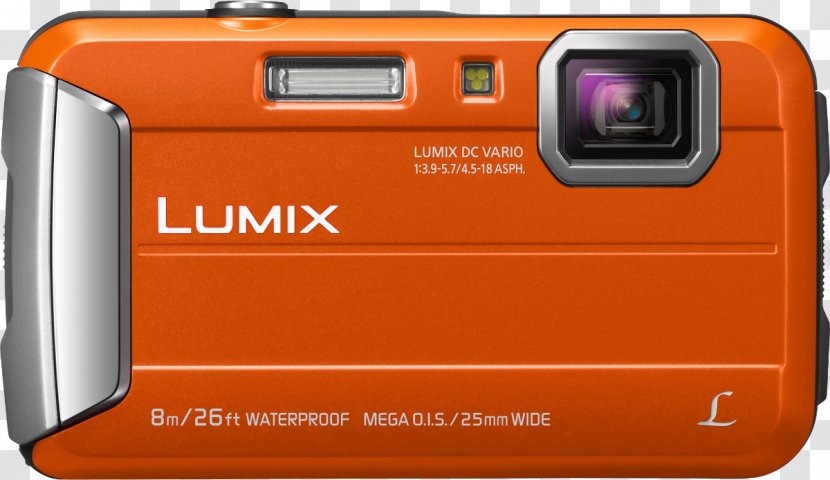 Panasonic LUMIX DMC-TS30 Point-and-shoot Camera Lumix DMC FT30 Digital Cameras (Red) Transparent PNG