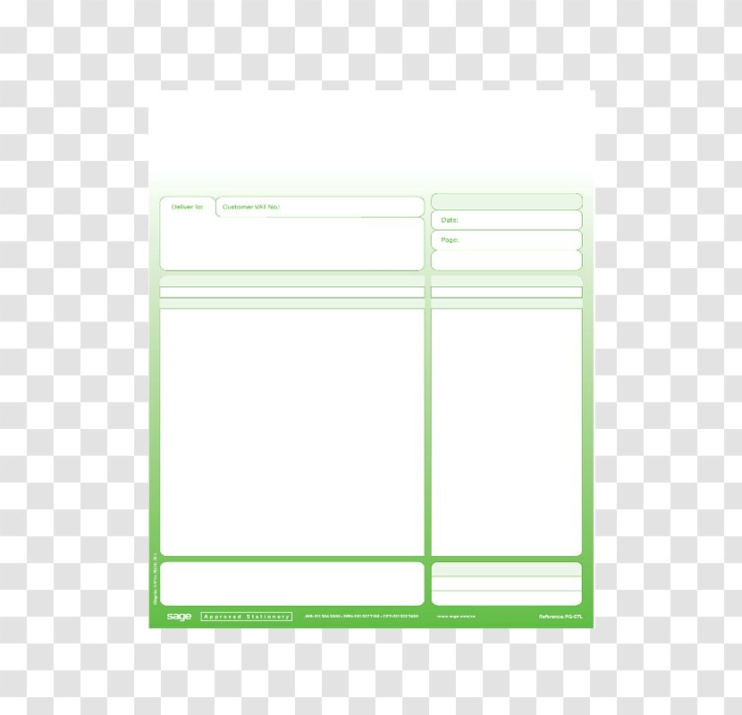 Product Design Green Line Material - Rectangle - Multicolor Letterhead Transparent PNG