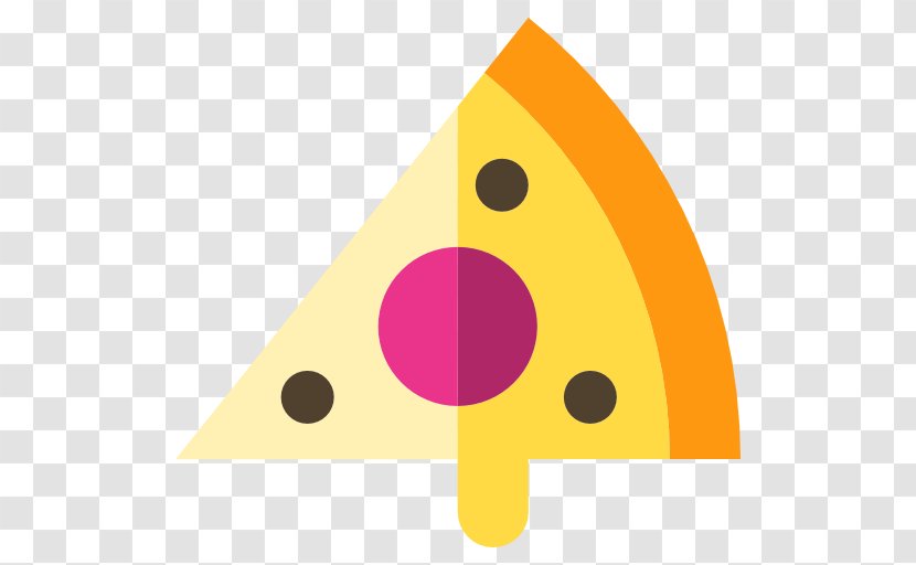 Pizza Fast Food Junk Icon - Yellow Transparent PNG