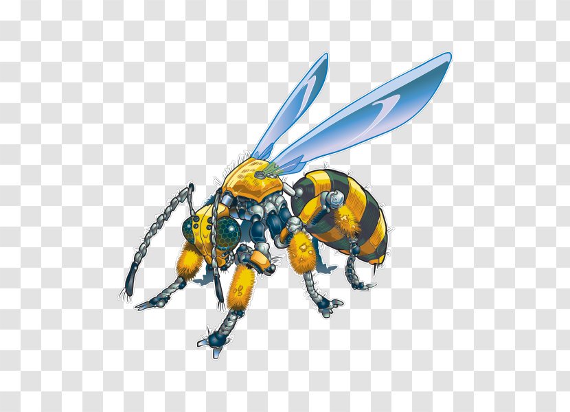 Bee Hornet Clip Art Vector Graphics Robot - Insect Transparent PNG