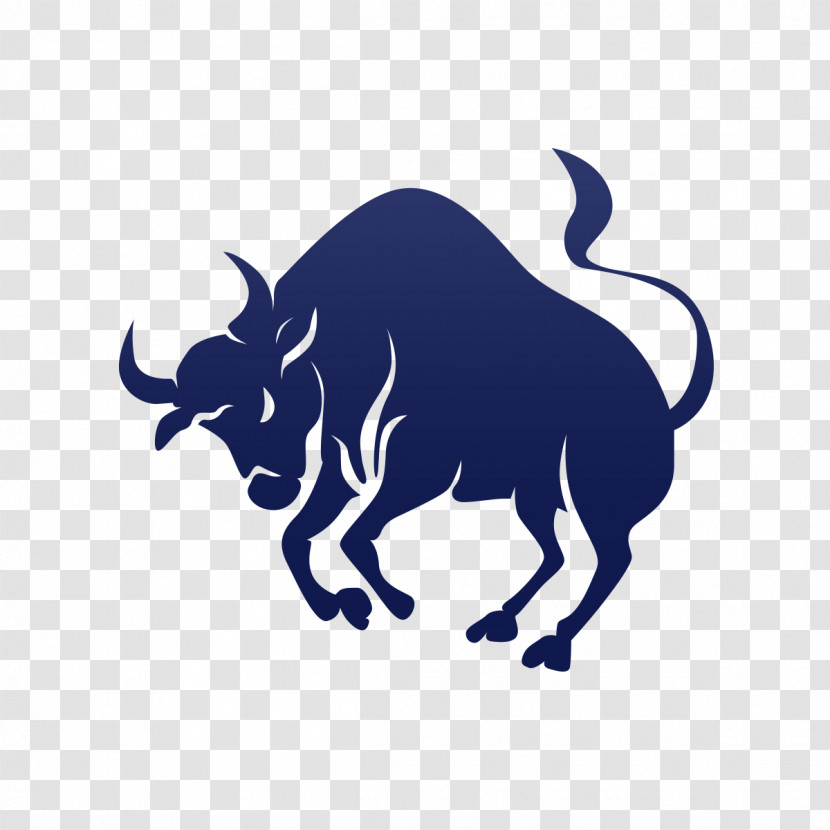 Bull Horn Bovine Logo Stencil Transparent PNG