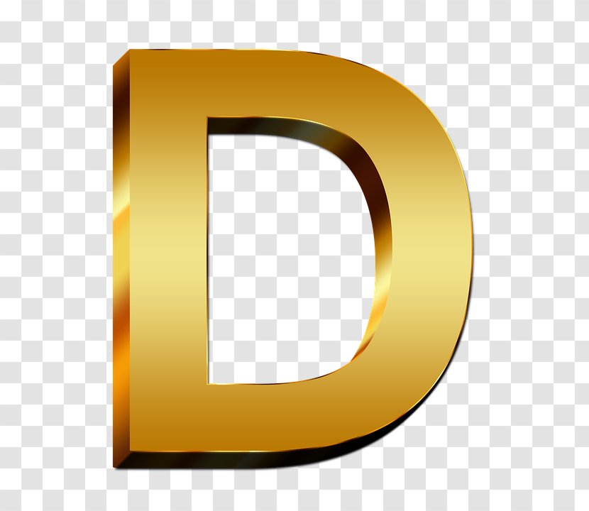 Yellow Product Design Pattern - Icon - Letter D Transparent PNG