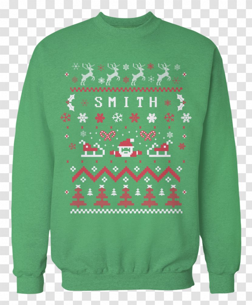 Christmas Jumper T-shirt Sweater Hoodie - Clothing - Ugly Transparent PNG