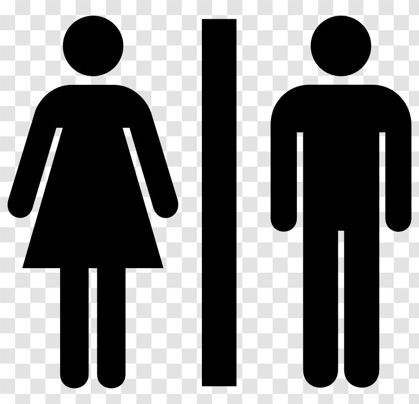 Unisex Public Toilet Bathroom Clip Art - Logo Transparent PNG