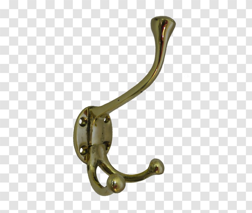 Fish Hook Brass Clothing Clothes Hanger Transparent PNG