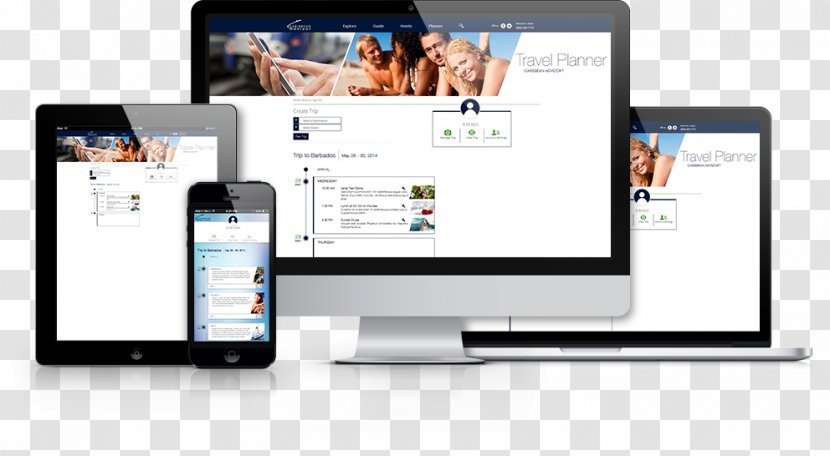 Responsive Web Design Development - Electronics - Travel Display Transparent PNG