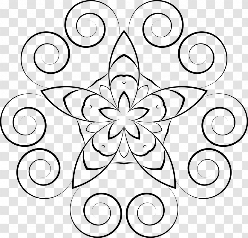 Floral Design Drawing Stencil Designs - Flora Transparent PNG