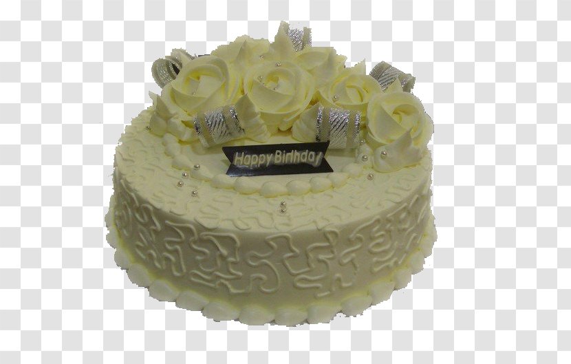 Torte Birthday Cake Sugar Buttercream Icing - Food - 4 Transparent PNG