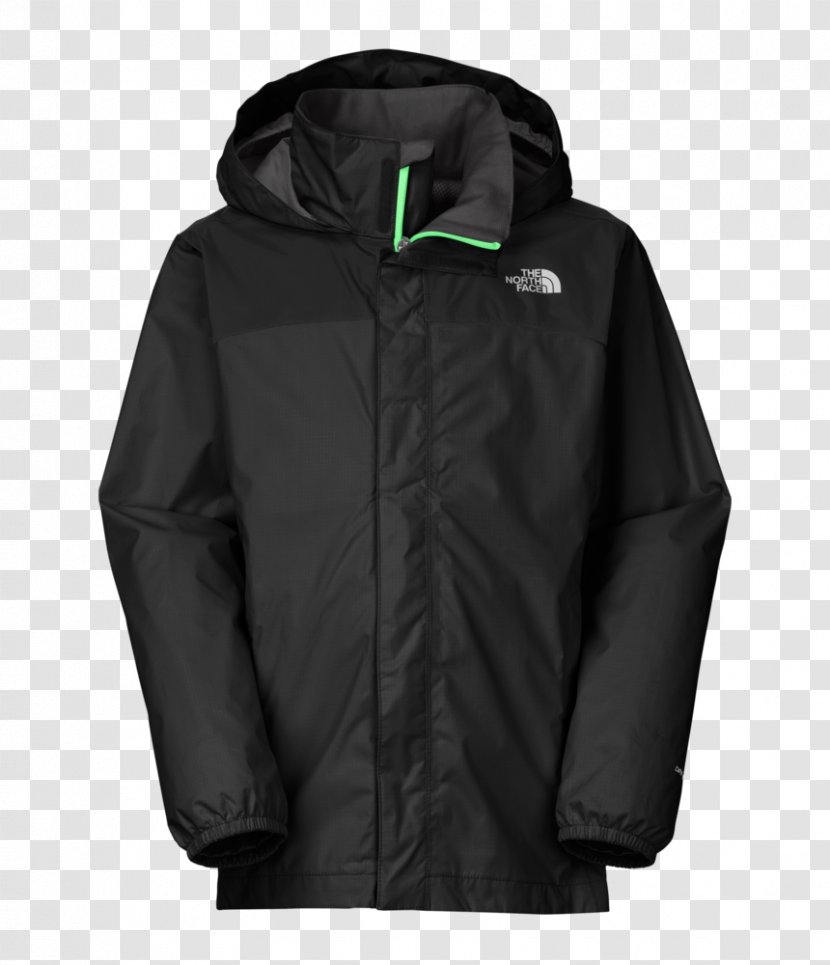 Hoodie Jacket Coat The North Face Clothing - Woman - Black With Hood Transparent PNG