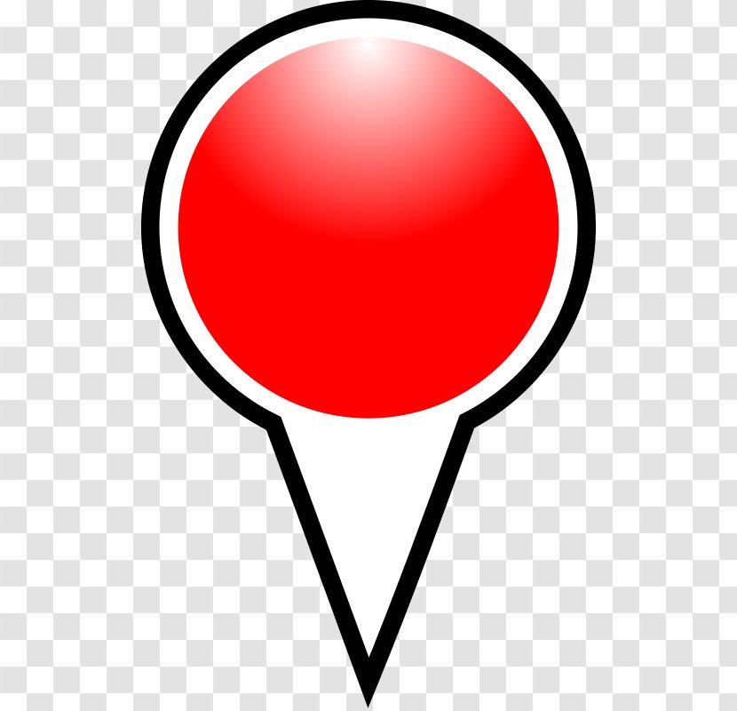 Drawing Pin Clip Art - Red Push Transparent PNG