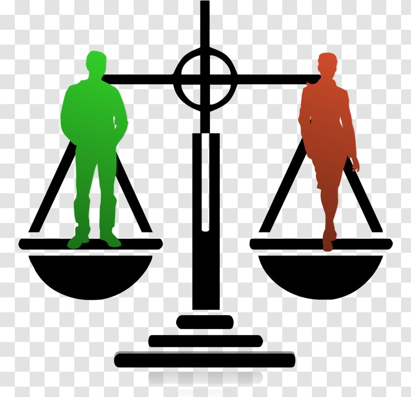 Woman Cartoon - Gender - Symbol Balance Transparent PNG