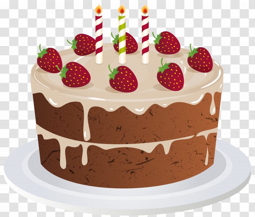 Birthday Cake Fruitcake Bakery Black Forest Gateau Cupcake - Biscuits Transparent PNG