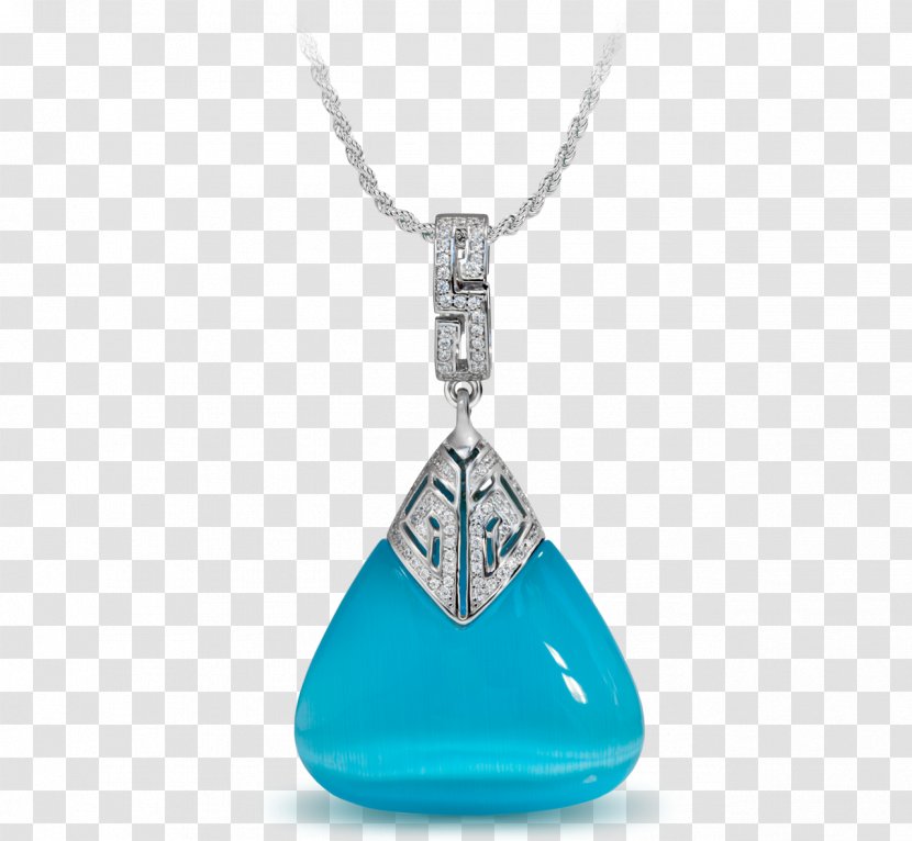 Davidrose Turquoise Necklace Charms & Pendants Locket - Swarovski Ag - Rope Chain Transparent PNG