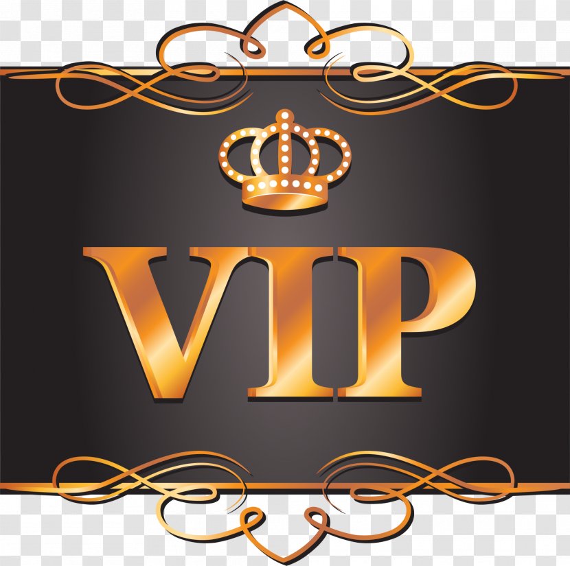 Wedding Invitation Business Card - Logo - Black Sparkle VIP Transparent PNG