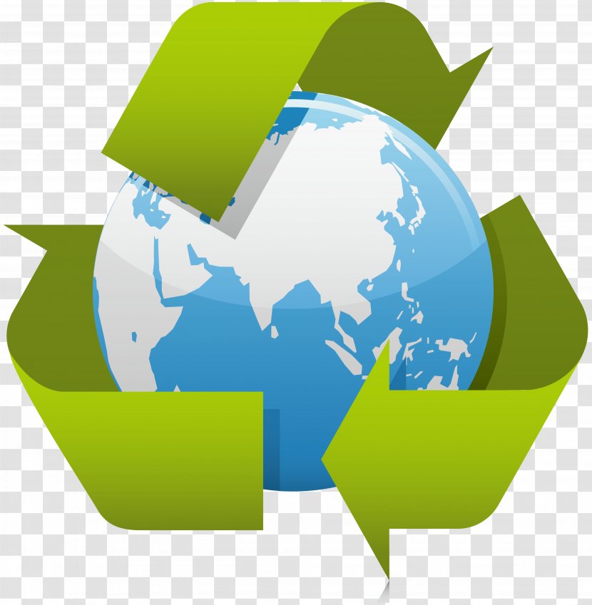 Recycling Symbol Waste - Map Transparent PNG