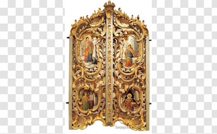Age Of Enlightenment 18th Century Baroque Painting Iconostasis - Gold Transparent PNG