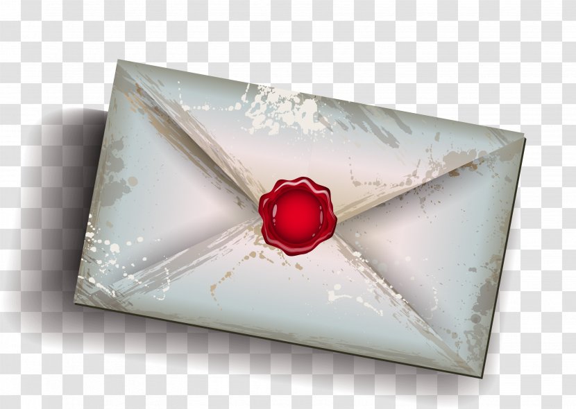 Envelope Postcard Seal - Triangle - Postcards Vector Transparent PNG
