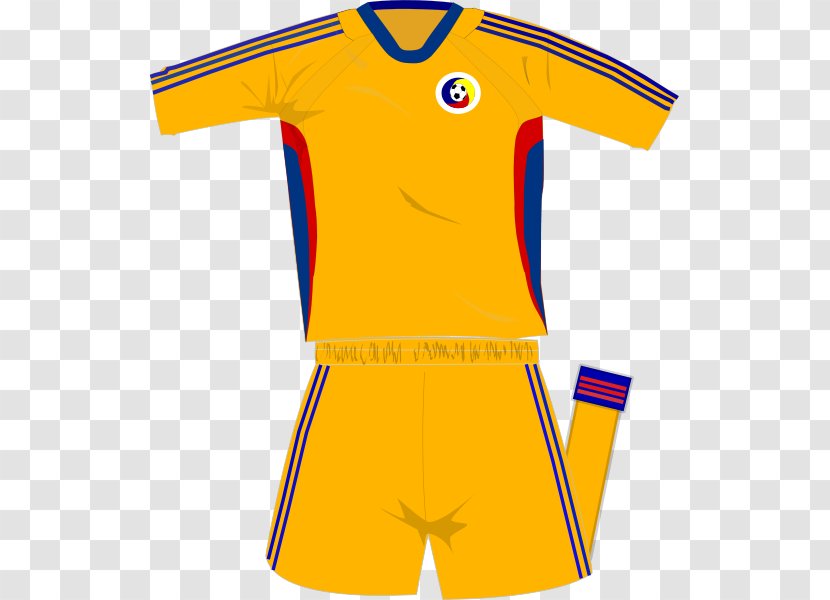 Jersey Romania National Football Team UEFA Euro 2016 - White Transparent PNG