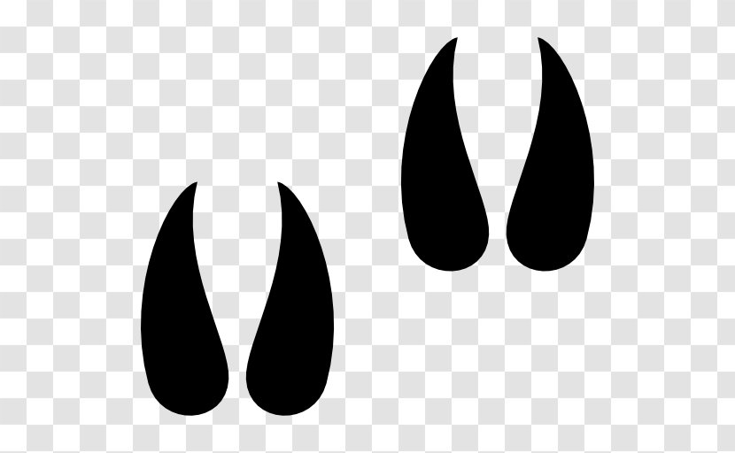 Footprint Horse Hoof Clip Art - Monochrome Photography Transparent PNG