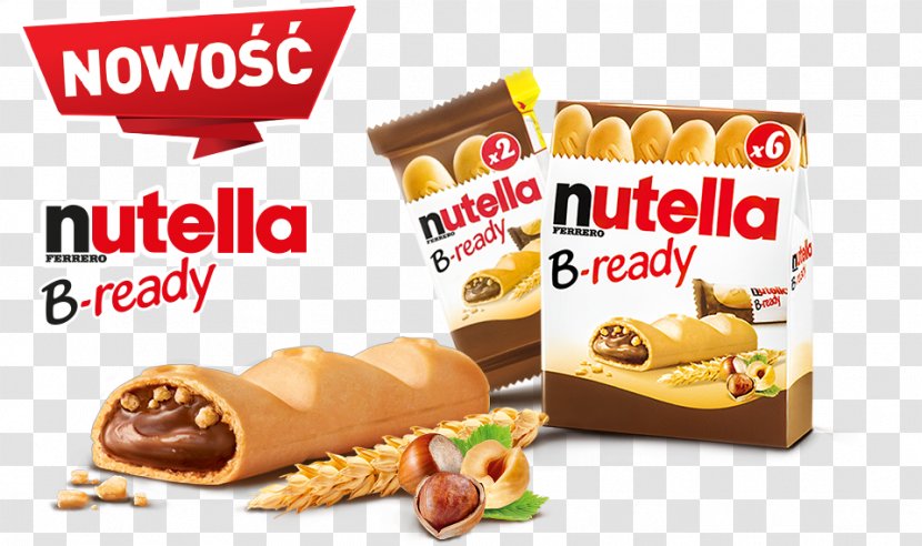 Waffle Chocolate Bar Spread Nutella - Breakfast Transparent PNG