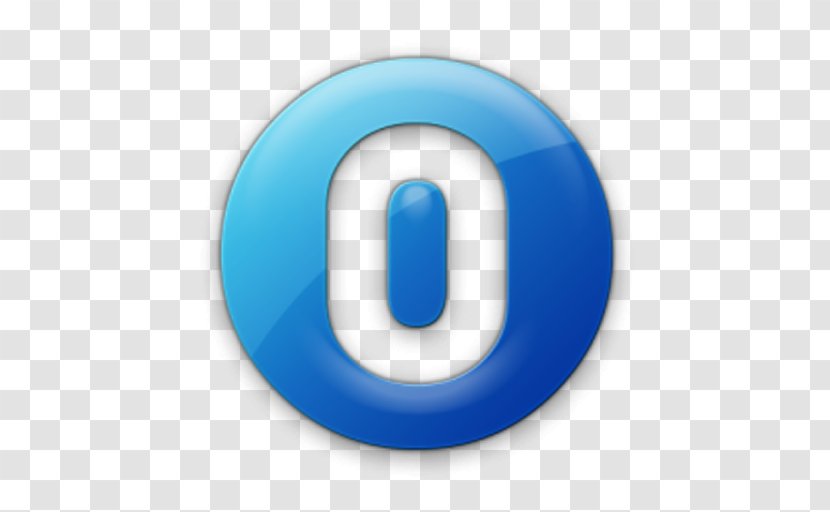 Number Symbol Clip Art - Blue Transparent PNG