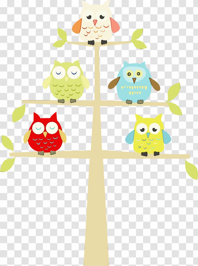 Baby Toys - Watercolor - Owl Transparent PNG