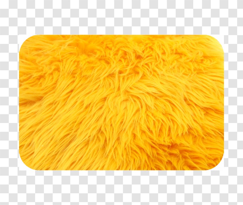 Textile Fake Fur Yellow Wool - Blue Transparent PNG