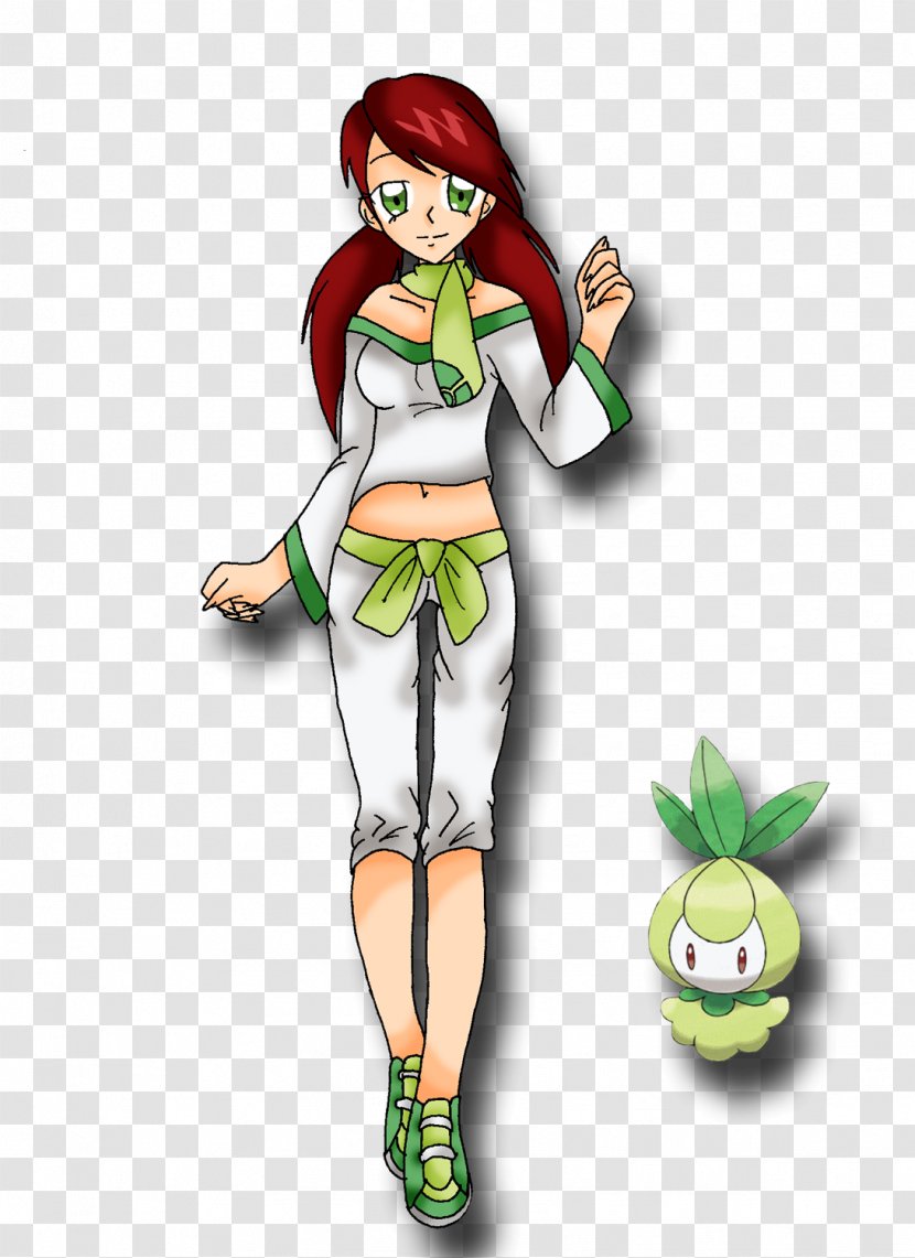 Pokémon FireRed And LeafGreen Serena Trainer - Silhouette - Watercolor Transparent PNG