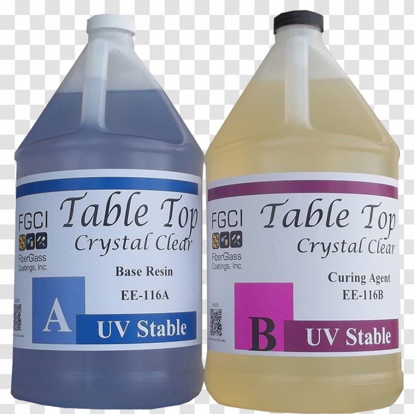 Glass Fiber Epoxy Resin Coating Table - Sodium Silicate - Gallon Transparent PNG