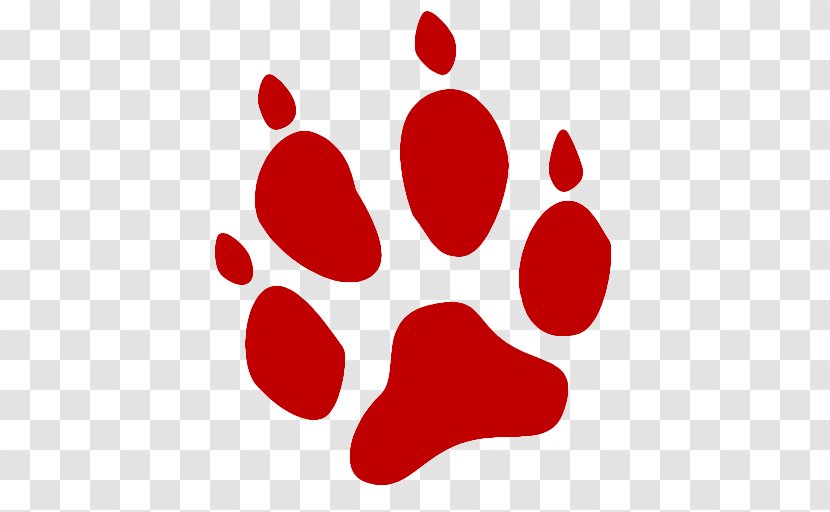 Trac Bitnami Software Development - Red - Foot Print Transparent PNG