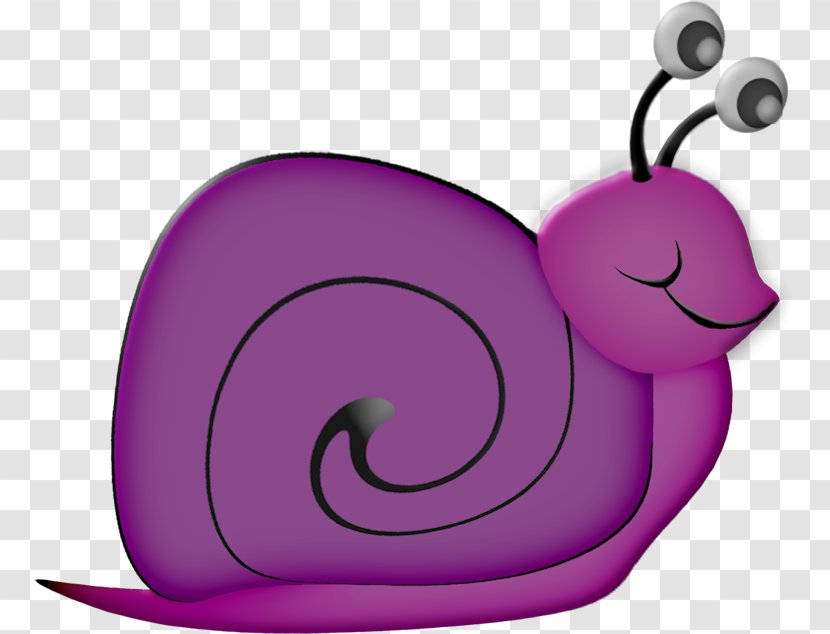 Poster Clip Art - Tree - Purple Cartoon Snail Transparent PNG