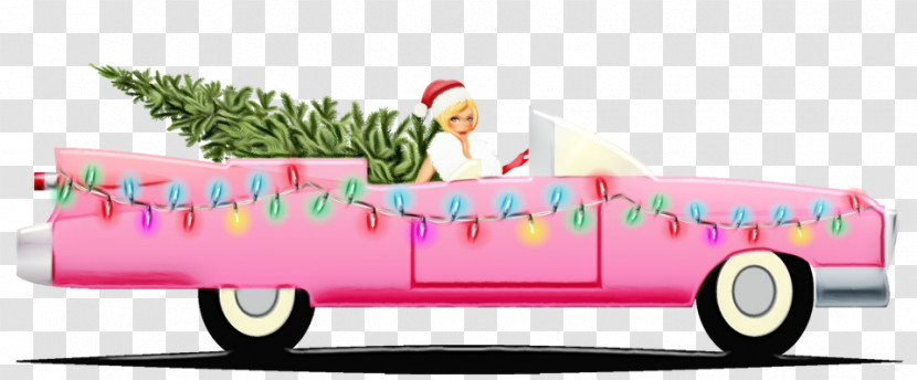 Pink Cartoon Vehicle Car Transparent PNG