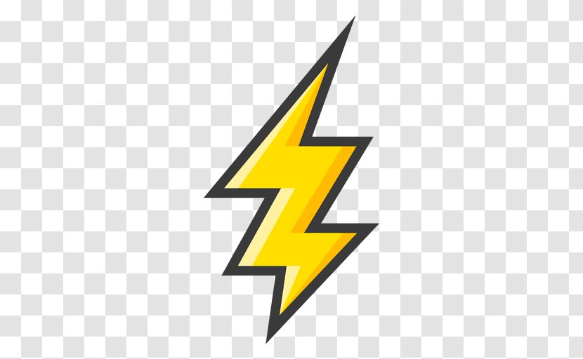 Clip Art - Vexel - Yellow Lightning Transparent PNG