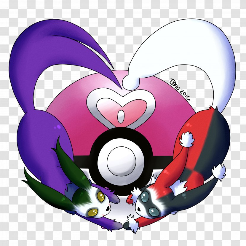 Heart Illustration Cartoon Flower M-095 - Harley Quinn Animal Lover Transparent PNG