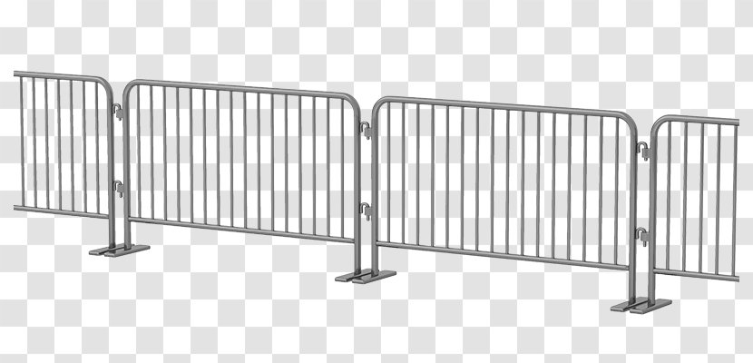 Temporary Fencing Fence Heras Crowd Control Barrier Chain-link - Chainlink Transparent PNG