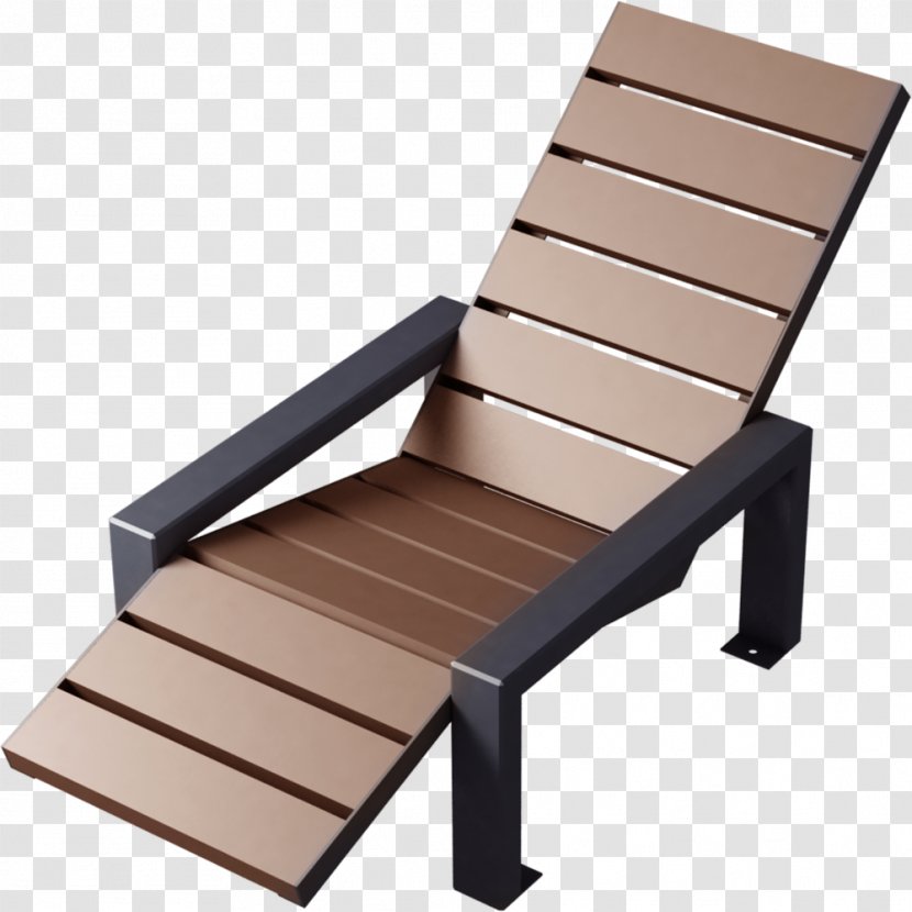 Chaise Longue Deckchair Garden Furniture - Sketchup Transparent PNG