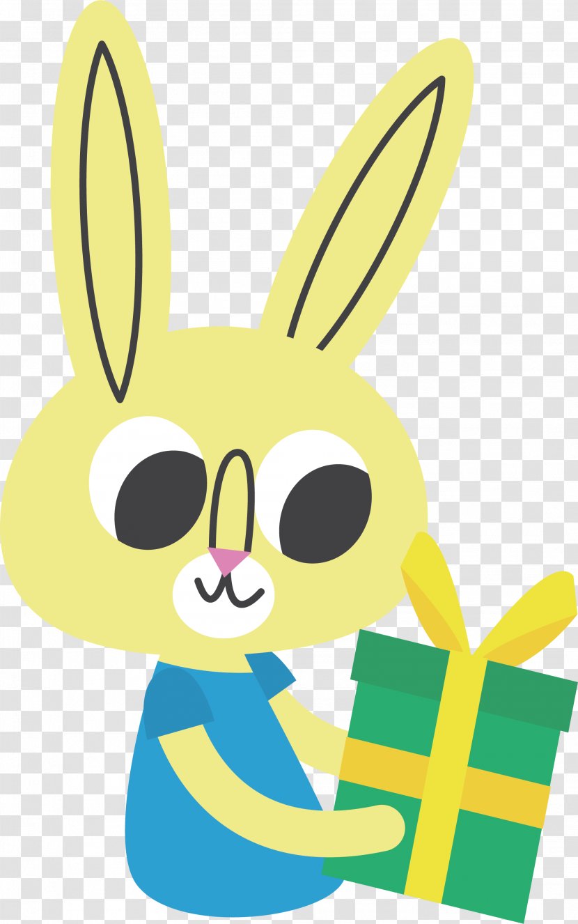 Domestic Rabbit Easter Bunny European Hare - Rabits And Hares - A Small Receiving Gift Transparent PNG