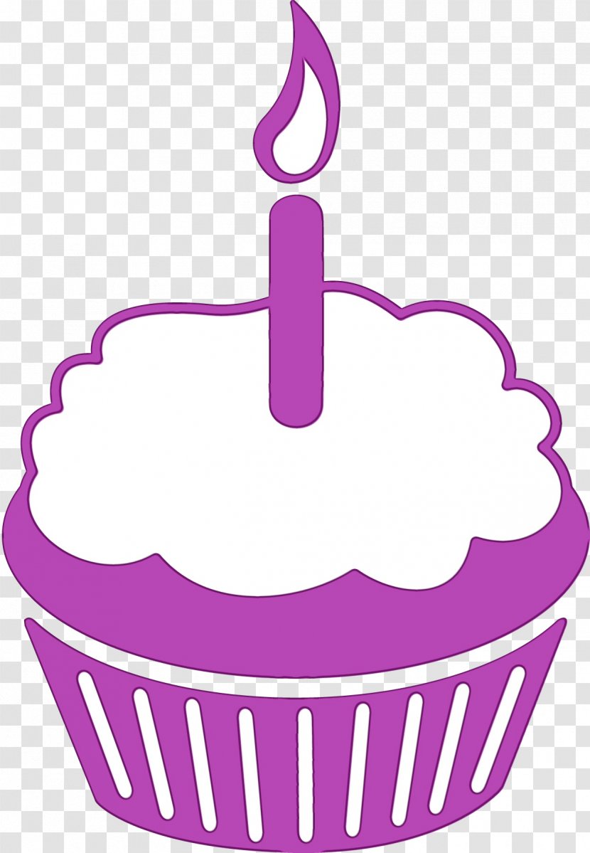 Cake Happy Birthday - Violet - Buttercream Cookware And Bakeware Transparent PNG