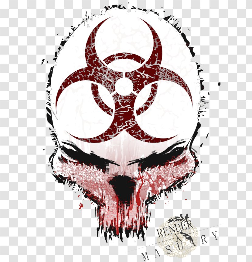 Biological Hazard Symbol Clip Art - Bone Transparent PNG