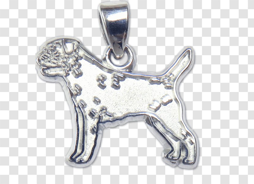 Border Terrier Airedale Locket Dog Breed - Metal - Terriers Transparent PNG