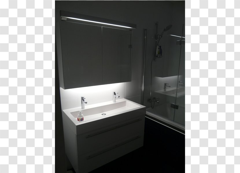 Bathroom Cabinet Glass Sink - Cabinetry Transparent PNG